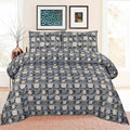 Puritan Grey D698- Bed Sheet Set