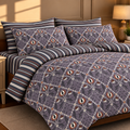 Charcoal Heritage - Premium Bedsheet Set