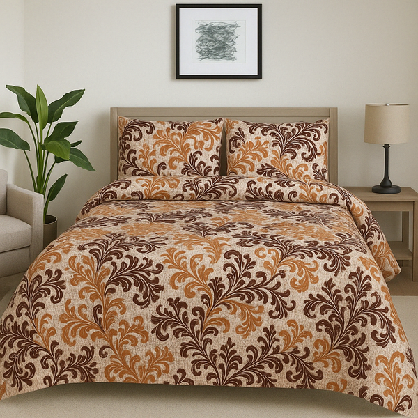 Grace D787 - Crystal Bed Sheet Set (Premium)