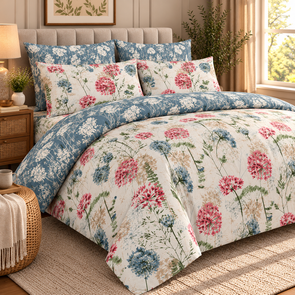Meadow charm- Premium Bedsheet Set