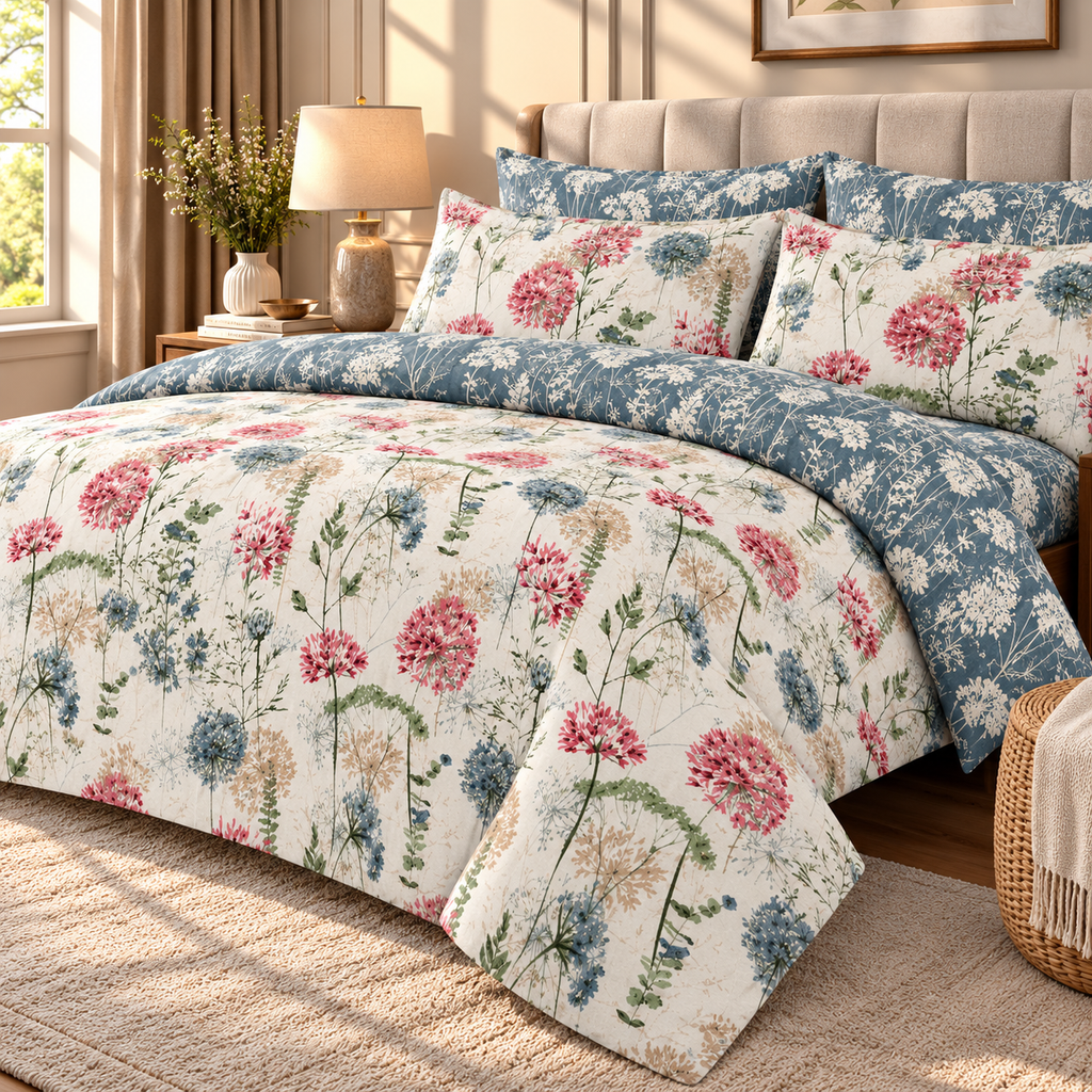 Meadow charm- Premium Bedsheet Set