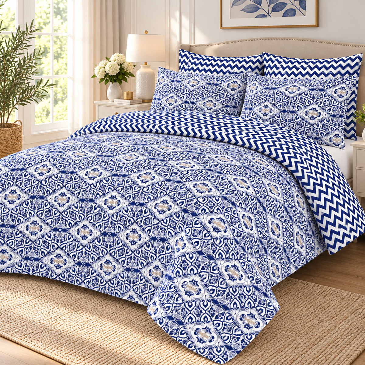Royal Mosaic - Premium Bedsheet Set
