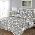 Grace D548-Cotton PC King Size Bedsheet with 2 Pillow Covers.