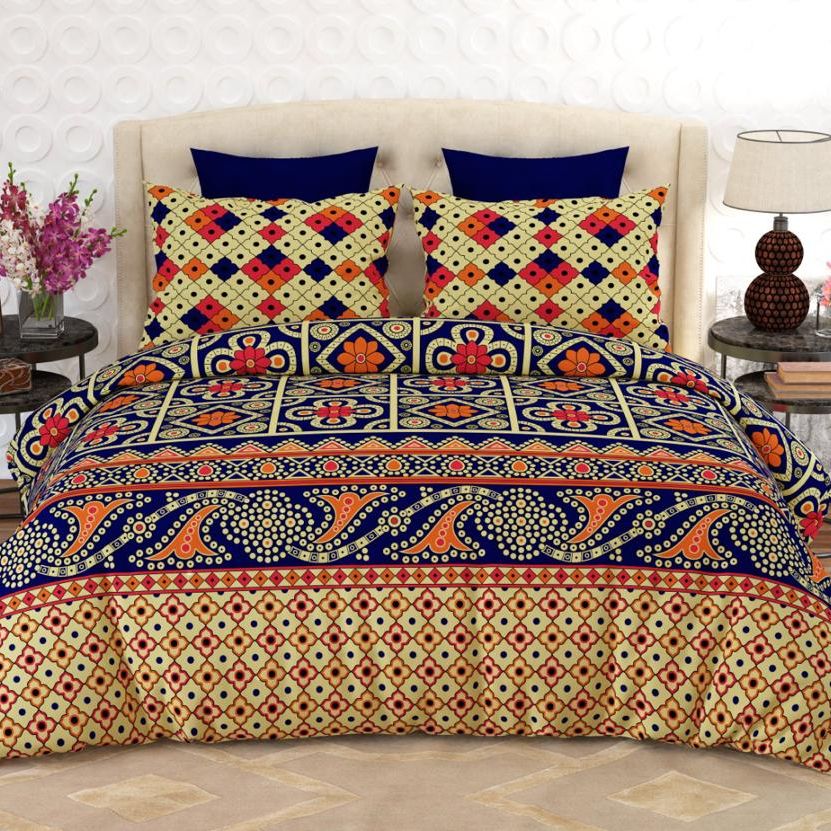 FL812-Duvet Cover Set - 3Pcs