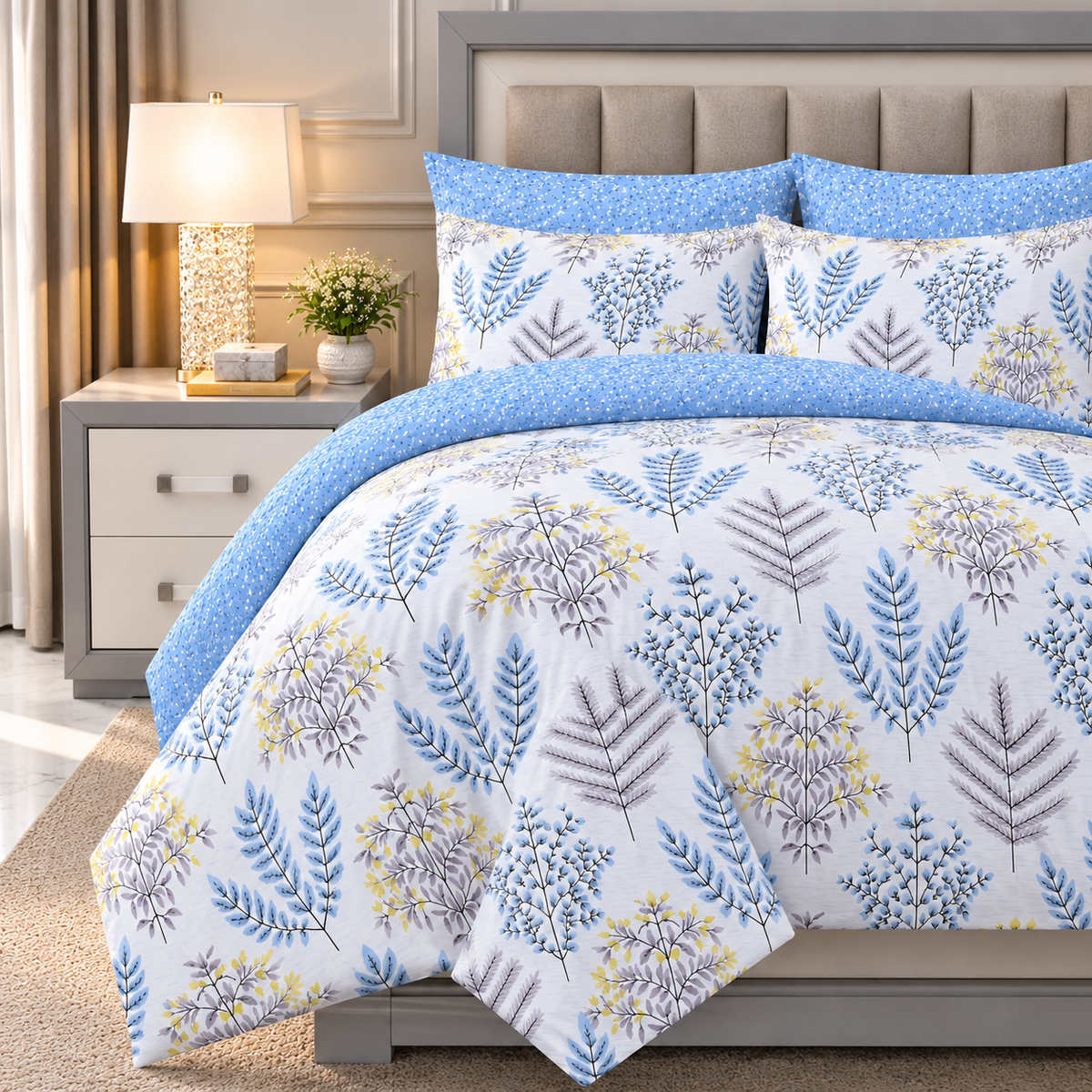 Blue Dynasty - Premium Bedsheet Set
