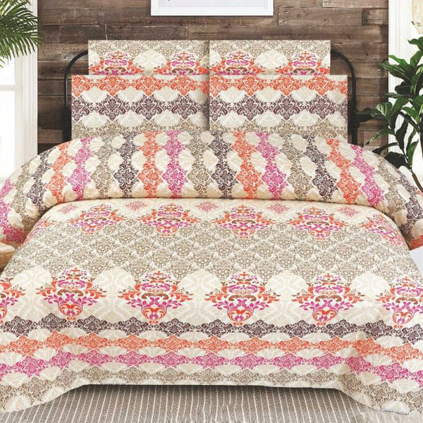 Grace D827- 6 pc summer Comforter Set with 4 pillow covers